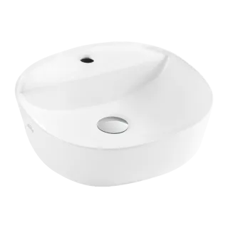 Invena Umywalka nablatowa PARLA biały CE-41-001-C