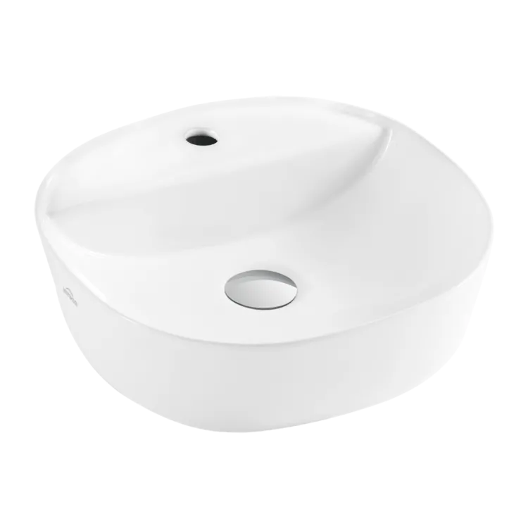 Invena Umywalka nablatowa PARLA biały CE-41-001-C