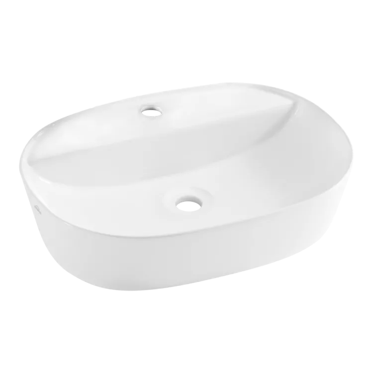 Invena Umywalka nablatowa CORSO biały CE-42-001-C