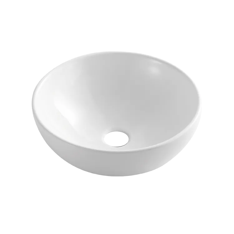 Invena UMYWALKA NABLATOWA TINOS TREND 39,5 CM, BIAŁY CE-43-011-C