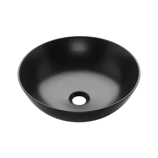 Invena Umywalka nablatowa TINOS czarny mat CE-43-005-C