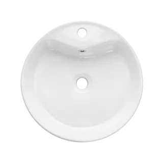 Invena UMYWALKA NABLATOWA GRANADA  47 CM, OKRĄGŁA, Z OTW. NA BAT. CE-45-001-W