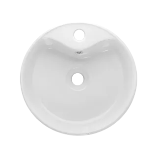 Invena UMYWALKA NABLATOWA GRANADA  41 CM, OKRĄGŁA, Z OTW. NA BAT. CE-44-001-W