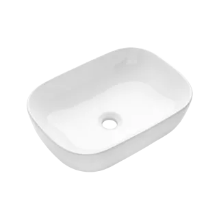 Invena Umywalka nablatowa VITORIA biały CE-48-001-W