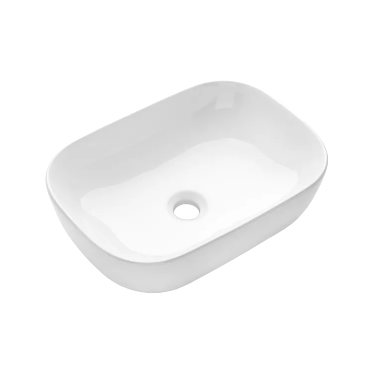 Invena UMYWALKA NABLATOWA VITORIA TREND 45,5 CM PROSTOKĄTNA CE-48-001-W