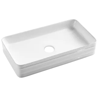 Invena Umywalka nablatowa AKTE biały CE-54-P01-C