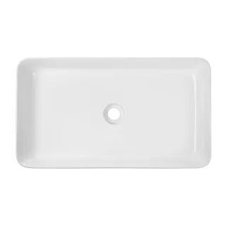 Invena Umywalka nablatowa AKTE biały CE-54-P01-C