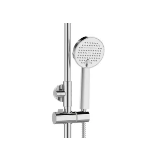 Invena Deszczownia z baterią natryskową Gabro Plus chrom AU-3P-001-V