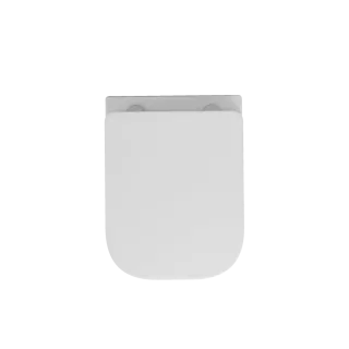 Invena Miska WC bezkołnierzowa PAROS biały z deską wolnoopadającą CE-90-001-W