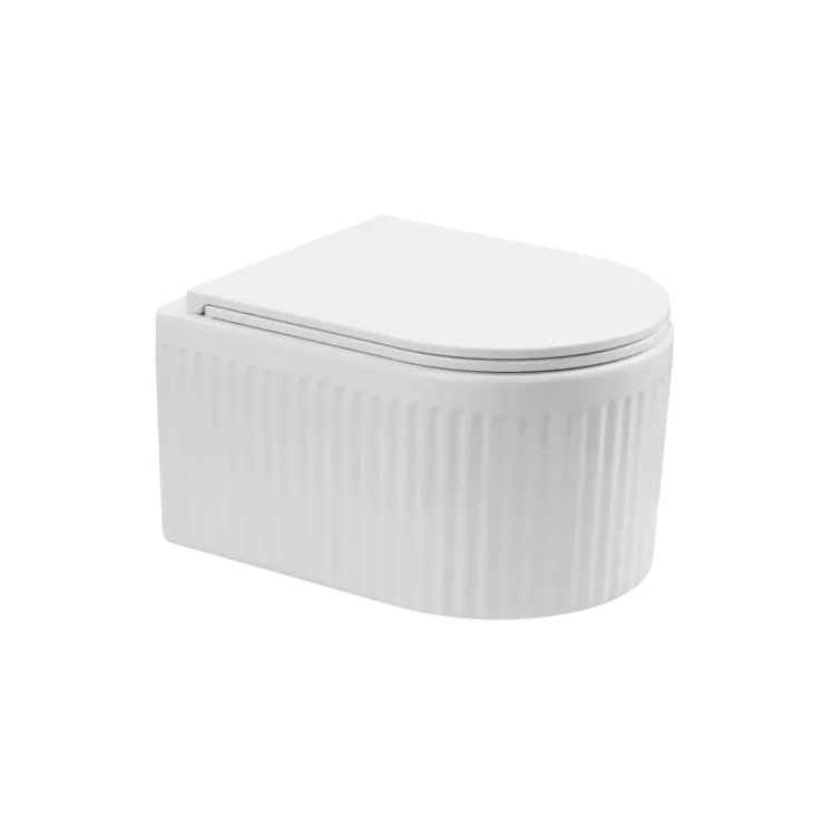 Invena MISKA WC PODWIESZANA, QFS, GLAMOUR TREND RYFL  DESK WOLNOOP CE-92-001-L