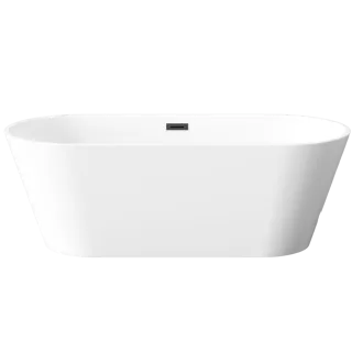 Invena Wolnostojąca wanna Limnos, 170 cm, w komplecie z...
