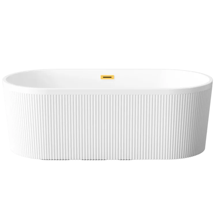 Invena WANNA WOLNOST. RYFLOWANA 170 CM GLAMOUR TREND SYF. ZŁOTY AN-01-190-KPL