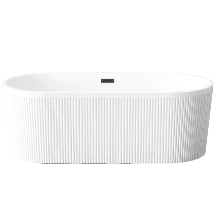 Invena WANNA WOLNOST. RYFLOWANA 170 CM GLAMOUR TREND SYF.CZARNY AN-01-140-KPL