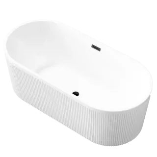 Invena WANNA WOLNOST. RYFLOWANA 170 CM GLAMOUR TREND SYF.CZARNY AN-01-140-KPL