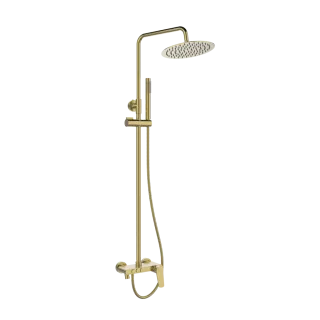 Invena Deszczownia z baterią natryskową Alonia złoto...