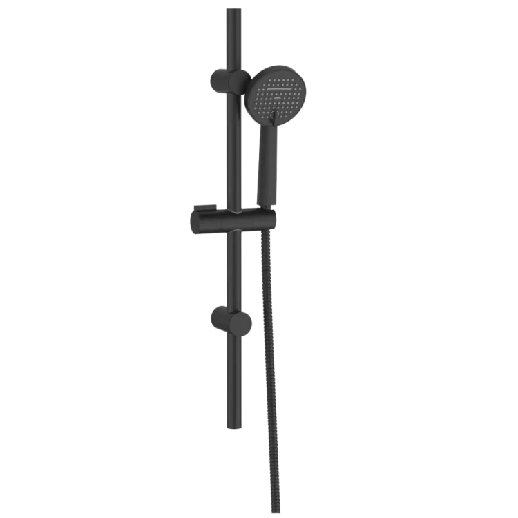 Invena Zestaw natryskowy na drążku Kalitea czarny AU-72-Z04-V