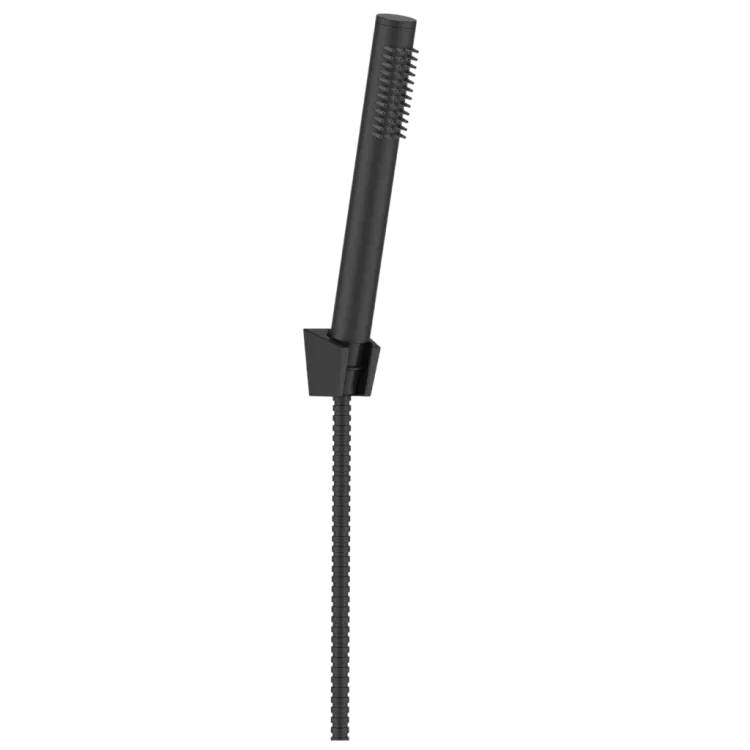 Invena ZESTAW NATRYSKOWY 1-PUNKTOWY ALONIA MAT, CZARNY 1F AU-70-M04-V