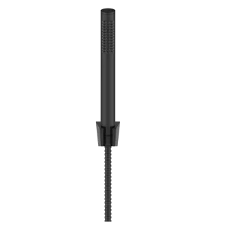 Invena ZESTAW NATRYSKOWY 1-PUNKTOWY ALONIA MAT, CZARNY 1F AU-70-M04-V