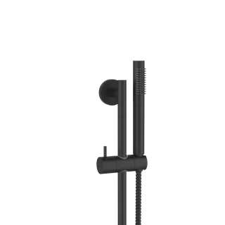 Invena ZESTAW NATRYSKOWY NA DRĄŻKU ALONIA MAT, CZARNY 1F AU-70-Z04-V