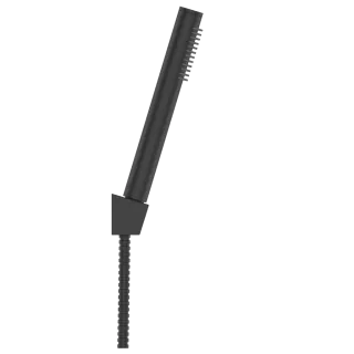 Invena ZESTAW NATRYSKOWY 1-PUNKTOWY ALONIA MAT, CZARNY 1F AU-70-M04-V