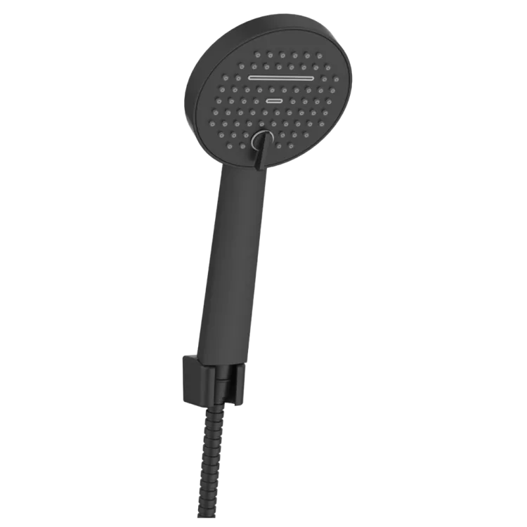 Invena ZESTAW NATRYSKOWY 1-PUNKTOWY KALITEA, CZARNY 2F AU-72-M04-V