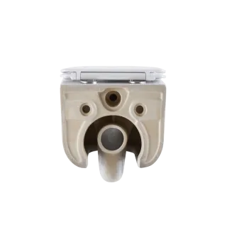 Invena MISKA WC PODWIESZANA, QFS, KORFU OKRĄGŁA, Z DESKĄ WOLNOOPADAJĄCĄ CE-95-001-L