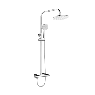 Invena Deszczownia z baterią natryskową Kalitea chrom...