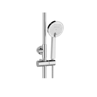 Invena DESZCZOWNIA Z BATERIĄ NATRYSKOWĄ KALITEA TREND CHROM AU-72-001-V