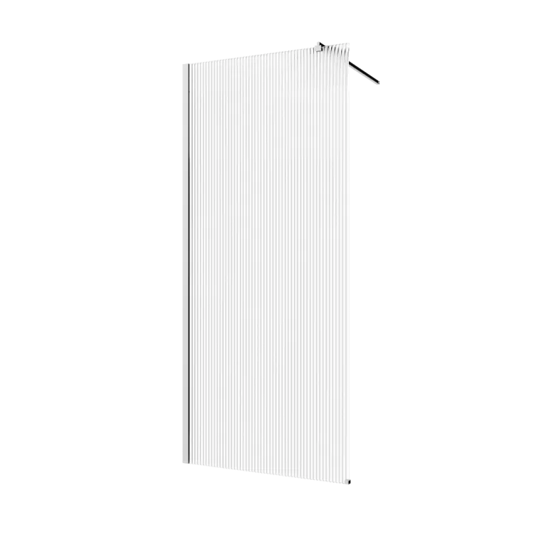 Invena KABINA WALK-IN II TREND 100X200CM RYFLOW.8MM SHINY-GLASS CHROM AK-32-109-S