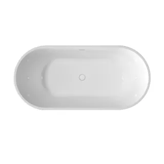 Invena WANNA WOLNOST. RYFLOWANA 170 CM GLAMOUR TREND SYF. BIAŁY AN-01-120-M