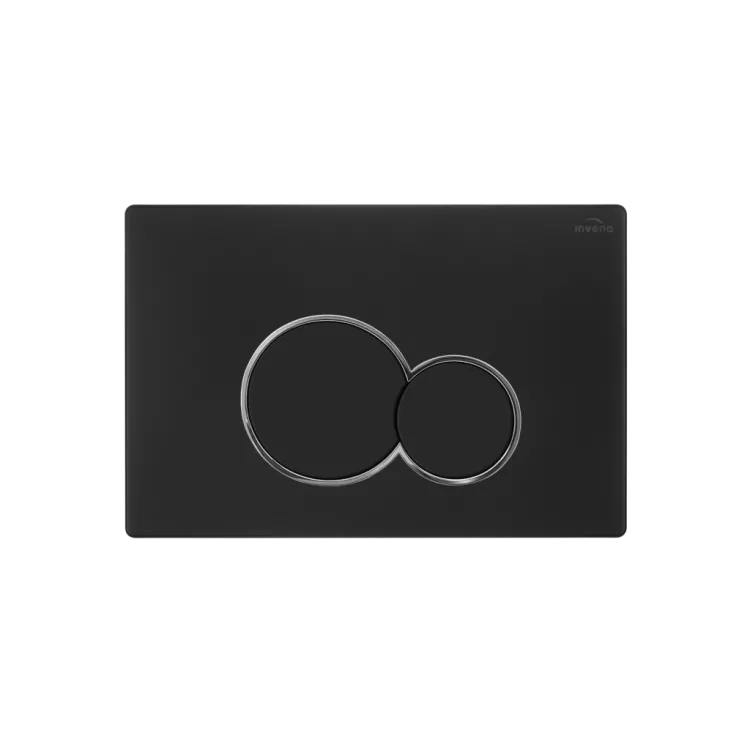 Invena Przycisk spłukujący do stelaża podtynkowego 601 czarny CC-01-004-S
