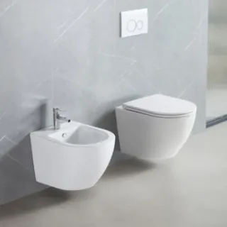 Invena BIDET WISZĄCY LIMNOS, BIAŁY CB-93-001-L