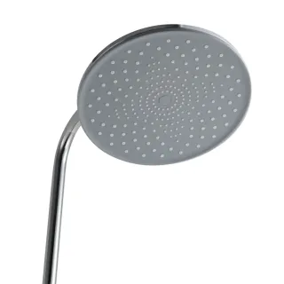 Invena DESZCZOWNIA Z BATERIĄ TERMOSTATYCZNĄ VOLOS, CHROM AU-37-T01-V