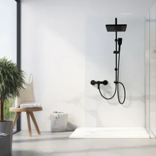 Invena DESZCZOWNIA AMFISA CZARNA AU-39-004-K