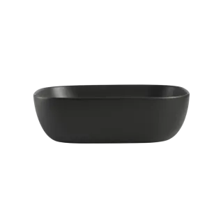 Invena UMYWALKA NABL VITORIA TREND 45,5 CM PROSTOKĄT, CZARNY PÓŁMAT CE-48-005-W