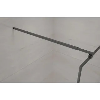 Invena KABINA WALK-IN II 110X200CM RAMKA 8MM SHINY-GLASS CZARNY AK-32-118-S