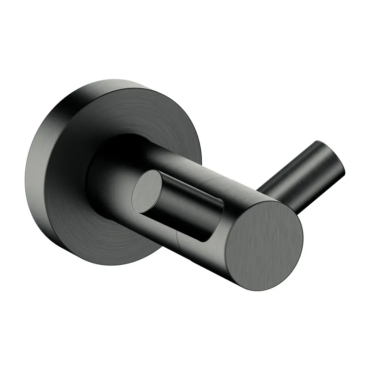 Omnires MODERN PROJECT haczyk podwójny, grafit szczotkowany MP60120GR