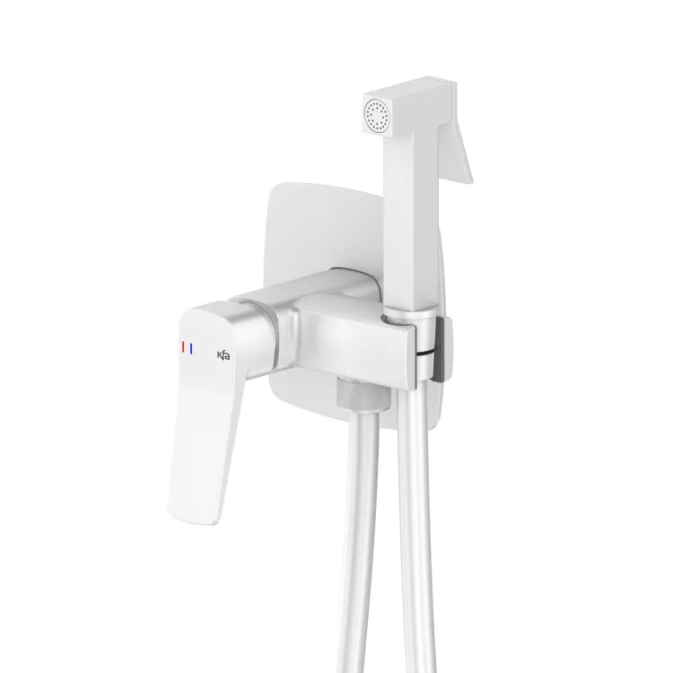 KFA Armatura MALAGA WHITE bateria bidetowa podtynkowa 4529-512-44