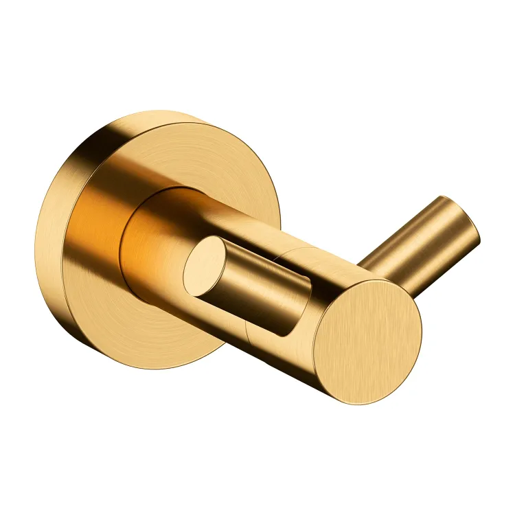 Omnires MODERN PROJECT haczyk podwójny, złoty szczotkowany MP60120GLB