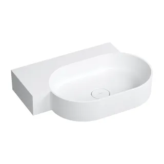 Omnires OVO M+ umywalka nablatowa/wisząca - lewa, 64 x 44...