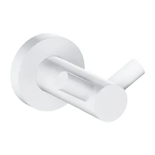 Omnires MODERN PROJECT haczyk podwójny, biały mat MP60120WM