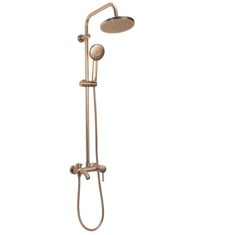 Rea ZESTAW NATRYSKOWY LUIS MIEDŹ SZCZOTKOWANA REA-P7156