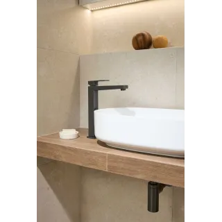 KFA Armatura LOGON GUN METAL GREY bateria umywalkowa nablatowa 5132-612-61