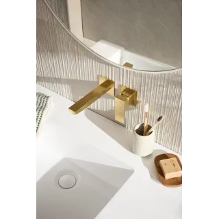 KFA Armatura LOGON BRUSHED LISHT GOLD bateria umywalkowa podtynkowa 5139-810-39