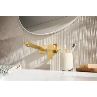 KFA Armatura LOGON BRUSHED LISHT GOLD bateria umywalkowa podtynkowa 5139-810-39