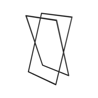 Excellent Kros wieszak wolnostojący na ręczniki, czarny...