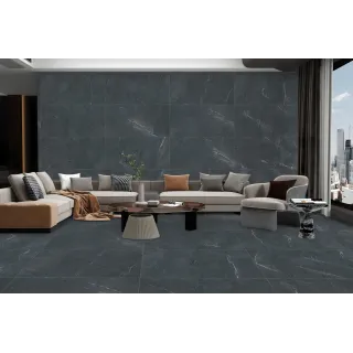 Płytka Podłogowa Alessia Black 60x120 (1.44) cm Carving