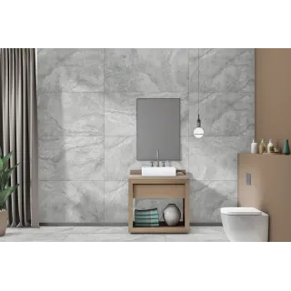 Płytka Podłogowo Ścienna Aresto Grey Szary Marmur 60x120 cm (1,44)