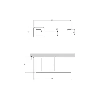 Omnires NELSON uchwyt na papier toaletowy, chrom połysk NL80510CR