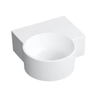 Omnires OVO M+ umywalka nablatowa/wisząca - prawa, 33 x...